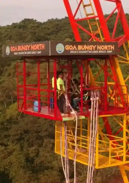 bungee jumping at goa price